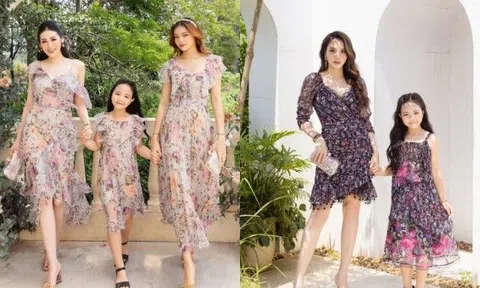 Á hậu Tú Anh khoe sắc bên siêu mẫu Trang Nhung nhưng cô bé 8 tuổi mới chiếm "spotlight"