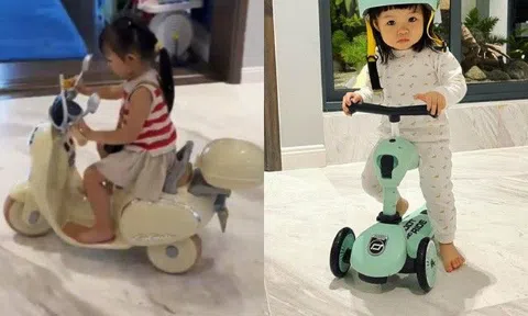 Mới 3 tuổi, ái nữ Cường Đô La đã sở hữu "dàn siêu xe" không kém cạnh bố đại gia