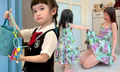 Con gái út nhà Đoàn Di Băng 1 tuổi kiếm chục tỷ, mẹ sắm đồ đi mẫu giáo mặc 7 ngày không hết