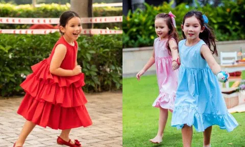 Siêu mẫu Hà Anh tung ảnh ái nữ lai Tây mi cong da trắng, 5 tuổi trông như thiếu nữ nhờ chiều cao "khủng"