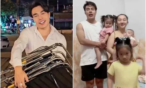 Lê Dương Bảo Lâm thu nhập tiền tỷ vẫn cùng vợ ra vỉa hè bán hàng, mong khấm khá nuôi 3 con