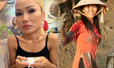 H'Hen Niê ngồi ăn chảy nước mắt, nhưng cả facebook chỉ mải bàn luận ngấn bụng của hoa hậu Ê Đê