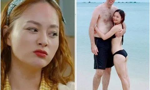 Vào vai nàng dâu đanh đá, Lan Phương ngoài đời yêu chồng Tây 2m04 sau 3 đêm hẹn hò, không muốn con gái cao giống bố