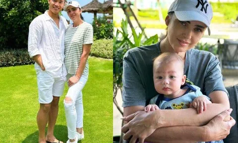 Mẹ vợ Tây của thủ môn Bùi Tiến Dũng nóng bỏng không thua gì con gái, con rể vừa phải gửi "tâm thư"