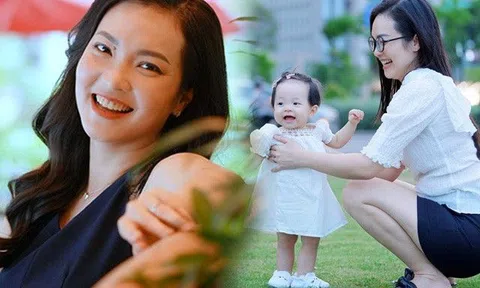 MC miền Tây đầu tiên của thời sự 19h, sau sinh tóc rụng sắp hói vẫn đẹp, đàn em lo mất việc