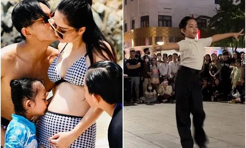 Sau khi nhận huy chương vàng thế giới, cậu bé vàng dancesport Việt Nam - con trai Khánh Thi Phan Hiển ra phố đi bộ biểu diễn miễn phí