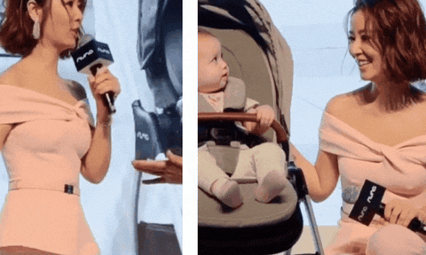 Lui về làm hậu phương cho chồng, Lâm Tâm Như hiếm hoi xuất hiện trông như "lộ hàng"