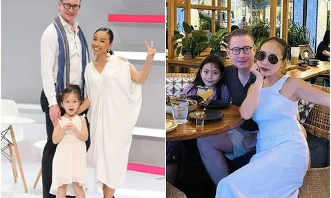 Đoan Trang lấy chồng Tây 1m9 sinh con gái lai xinh xắn, U50 là mỹ nhân có cuộc sống sướng nhất nhì showbiz Việt