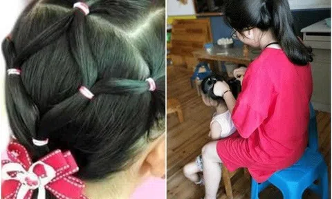 Mẹ háo hức khoe con được cô giáo tết 20 kiểu tóc đẹp suốt tháng, tất cả đều khuyên "nên kiện cô"