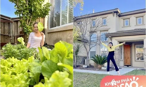 Sống ở Mỹ, Diệu Hương "Hoa hồng trên ngực trái" khoe ngôi nhà thân yêu và vườn rau xanh mướt đã mắt