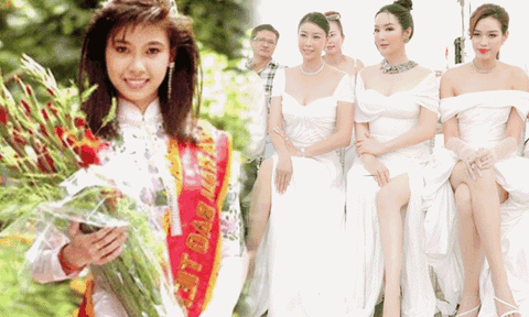 Hoa hậu Việt Nam tuổi 46 tự tin khoe dung nhan bên đàn em đôi mươi, nhan sắc đúng là "gừng càng già càng cay"