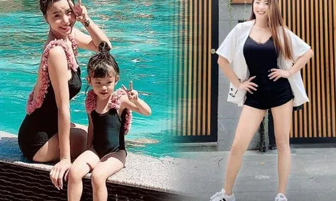 Mặc đồ tắm giữa trời nắng nóng 40 độ, bà mẹ ba lần sinh mổ bất chấp vì thời trang