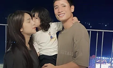 Sao Việt 24h: Bùi Tiến Dũng đăng ảnh mùi mẫn bên vợ con với vết thương trên trán, dân mạng lại bênh "hacker"