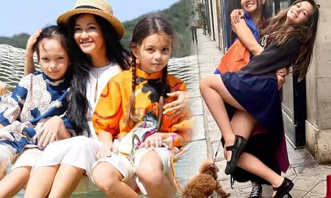 Con gái lai Tây của Hồng Nhung xuất hiện trở lại, mất nét bụ bẫm vẫn biến mẹ thành phông nền