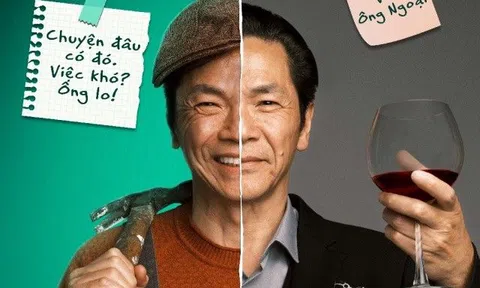 NSND Trung Anh mặc quần yếm sặc sỡ, từ bỏ "giao diện" khắc khổ thường thấy trong phim mới