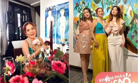 Mỹ Lệ trang hoàng biệt thự 1.000 m2 ở TP.HCM đón sinh nhật tuổi 52: Bên trong sang trọng, hoa rực rỡ khắp nhà