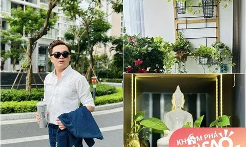"MC giàu nhất Việt Nam" sống độc thân: Từ ban công đến khắp các góc nhà đều ngập màu xanh