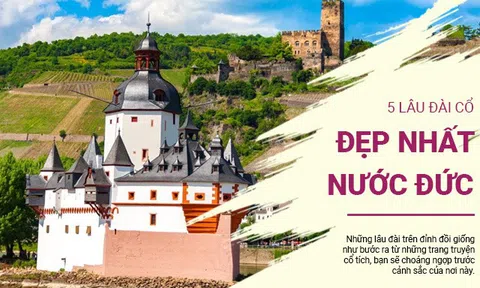 5 lâu đài cổ đẹp nhất nước Đức xứng danh kiệt tác của thời gian