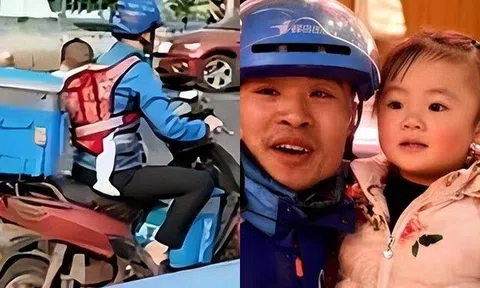 Không nỡ gửi con về quê, cha nghèo đưa con gái 6 tháng đi ship hàng, sau 4 năm cuộc đời đổi thay