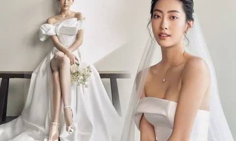 Hoa hậu đẹp nhất Cao Bằng bất ngờ làm cô dâu, khoe đôi chân 1m22 với đầm cưới cổ tích