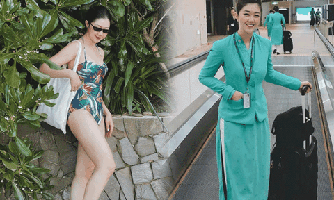 Nữ tiếp viên trưởng có gia thế hoàng tộc, tên kêu như chuông, U40 mặc bikini không phô phang mà sang đẹp