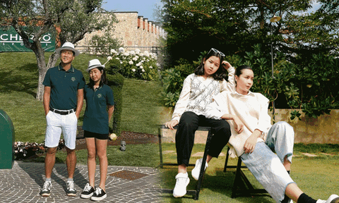 Con gái Hồ Hoài Anh bên bố mặc giản dị, qua ảnh của mẹ Lưu Hương Giang sành điệu như mẫu nhí