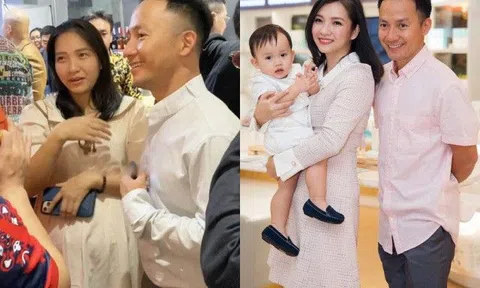 Rapper Tiến Đạt dẫn vợ bầu 8 tháng dự sự kiện, nhan sắc không son phấn của "chị nhà" thành tâm điểm
