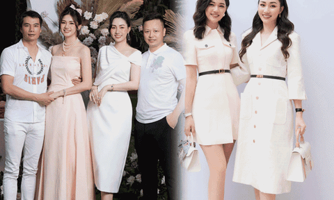 Cặp chị em Á hậu duy nhất Việt Nam, từ chối thi quốc tế về làm dâu hào môn, giờ là mẹ bỉm ăn mặc "toát mùi tiền"