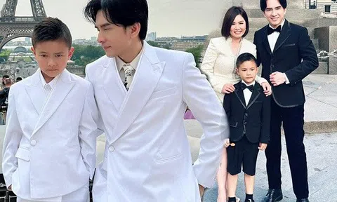 Gia đình Đan Trường hội ngộ, dù ly hôn vẫn ăn mặc đồng điệu, fans ngỡ "gương vỡ lại lành"