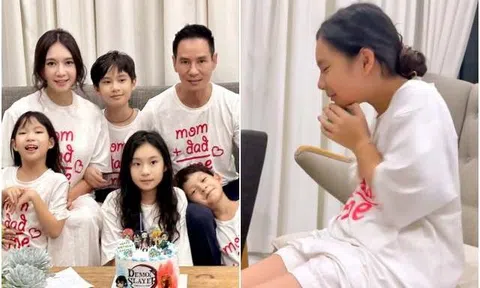 Doanh thu trăm tỷ, Lý Hải Minh Hà đợi con gái 10 tuổi mới tặng một món quà sinh nhật, mở ra bé không dám xài