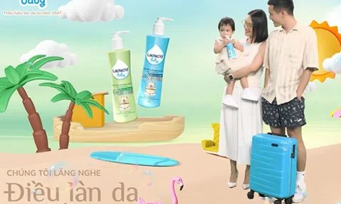 Làn da em bé không khó chiều nếu được ba mẹ lắng nghe và thấu hiểu