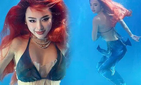 Angela Phương Trinh khoe nhan sắc “nét căng” dưới nước, xứng danh nàng tiên cá đẹp nhất nhì Vbiz