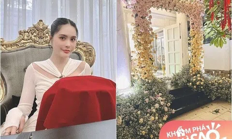 Đoàn Di Băng trang trí biệt thự lung linh làm đám cưới cho bảo mẫu, tặng cả một mâm tiền