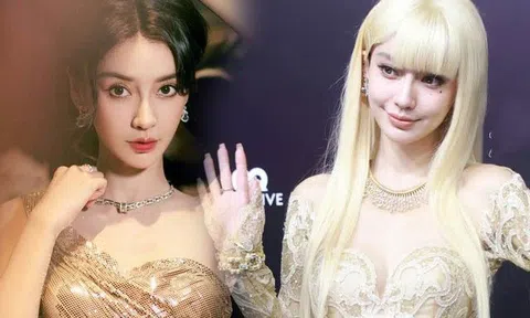 Lên thảm đỏ, Angelababy "phá nát" váy tỷ đồng chỉ vì bộ tóc giả, bị chê như "búp bê hỏng"