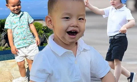 Mặc theo phong cách Hoàng tử nhí nước Anh, Leon được mẹ Hà quảng cáo: "Sắp có ghệ"