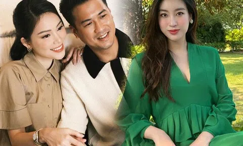 Em dâu Hà Tăng xuất hiện giữa tin bầu con so, ăn mặc hệt Đỗ Mỹ Linh, sang trọng và đài các