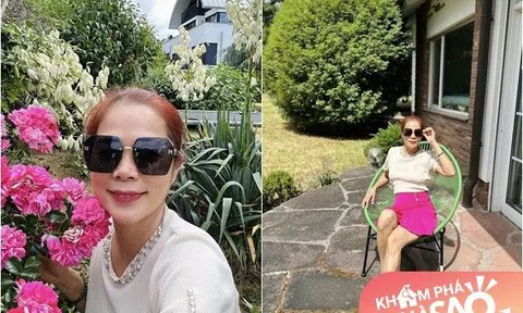 Khu vườn 1.400m2 của ca sĩ Mỹ Lệ ở Đức, không ai chăm sóc hoa vẫn nở trước sân tuyệt đẹp