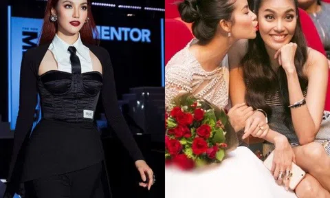 Bị nói chỉ là người thay thế Phạm Hương, Lan Khuê cảm thấy "bó tay", cho biết quan hệ không tới mức thân thiết