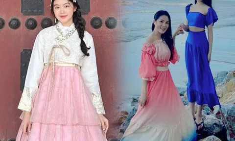 Đứng trong cung điện, ái nữ nhà Quyền Linh như công chúa đời thực, ảnh mẹ ruột giàu có càng bất ngờ hơn