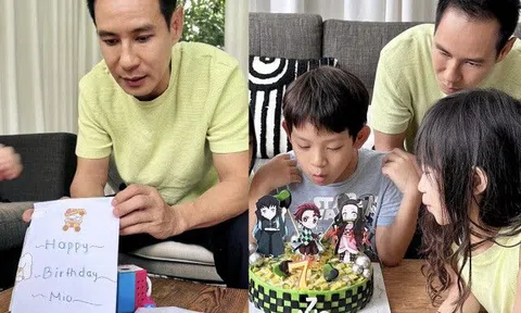 Lý Hải làm phim doanh thu trăm tỷ nhưng tặng sinh nhật con quà tự làm bằng giấy, không có bóng bay hay tiệc hoành tráng