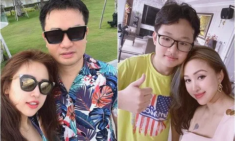 MC Vân Hugo cãi nhau rất lớn, nước mắt lã chã ra sân bay, không nỡ để con riêng lại cho chồng mới