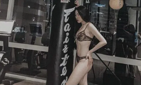 Nở rộ trào lưu mặc bikini "hộp diêm" tập thể dục, Lê Bống vẫn chưa bạo bằng cô cuối cùng