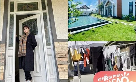 Lê Giang khoe sân vườn trong nhà rộng ở Úc và biệt thự 10 tỷ tại Việt Nam, cả 2 nơi cùng gây chú ý cảnh... phơi quần áo