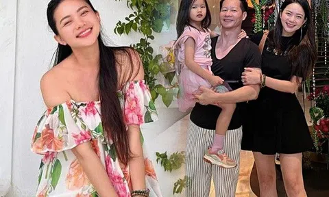 Phụ nữ nào cũng muốn được như Phan Như Thảo, diện váy khéo tôn dáng, thêm tuổi chồng càng yêu