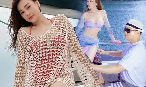 Phương Oanh giã từ bikini tí hon "chuốt" cong 3 vòng, làm vợ Shark Bình thay đổi 180 độ