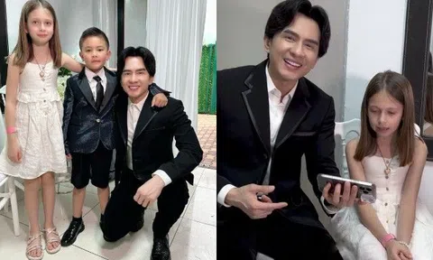 Đan Trường và vợ cũ đưa Thiên Từ đi gặp vợ tương lai đã "chấm" từ lâu: Bé gái lai Tây hát bolero với "bố chồng"