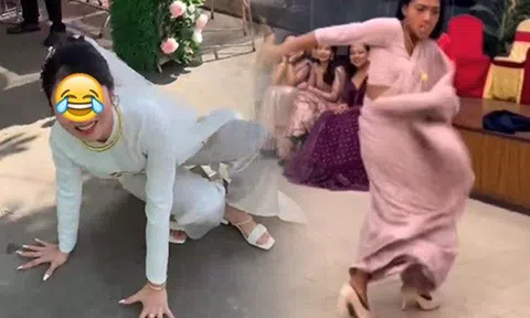 Gái Việt Nam mặc áo dài nhảy Hip Hop đã là gì, chị em Ấn Độ còn đóng saree, xỏ cao gót "quạt đất"