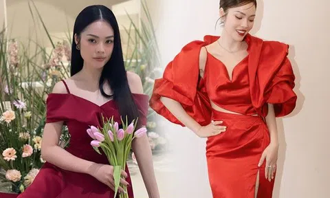 Á hậu điện ảnh trở lại hậu ồn ào nợ nần, mặc váy cắt xẻ, khoe tấm lưng trần rõ nét hình xăm