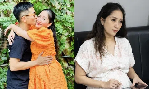 Phan Hiển ngày càng nhỏ bé khi đứng cạnh Khánh Thi, nữ kiện tướng dancesport bầu to 7 tháng vẫn "tung tăng"