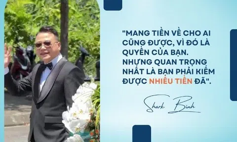 Trước khi lấy Phương Oanh, Shark Bình phát ngôn "mang tiền về cho vợ", tin con gái thích người có 6 xe hơn 6 múi